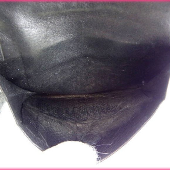 Authentic Gucci Wallet Purse Bifold Black Woman Authentic Used - Picture 5 of 5